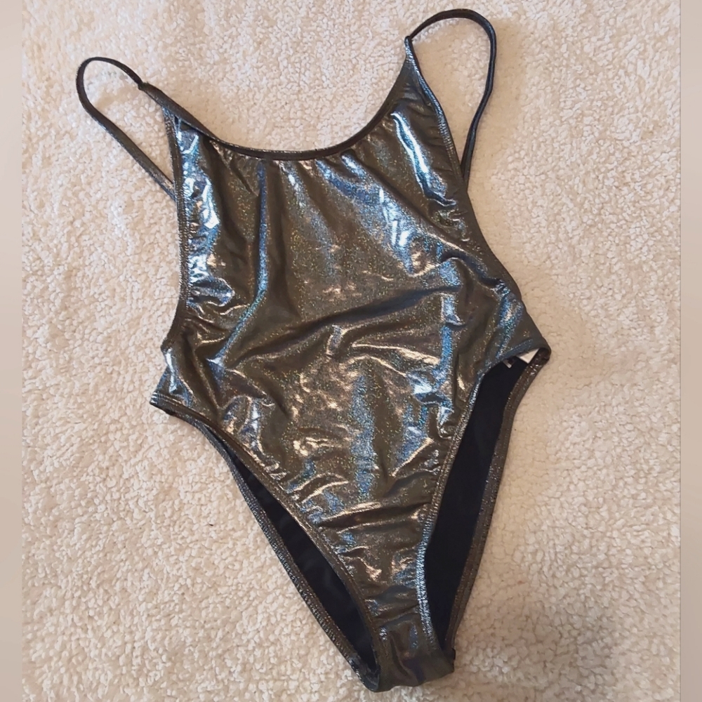 Nwot Dippin' Daisy's Metallic One Piece Swimsuit